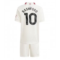 Manchester United Marcus Rashford #10 3rd trikot Kinder 2023-24 Kurzarm (+ Kurze Hosen)